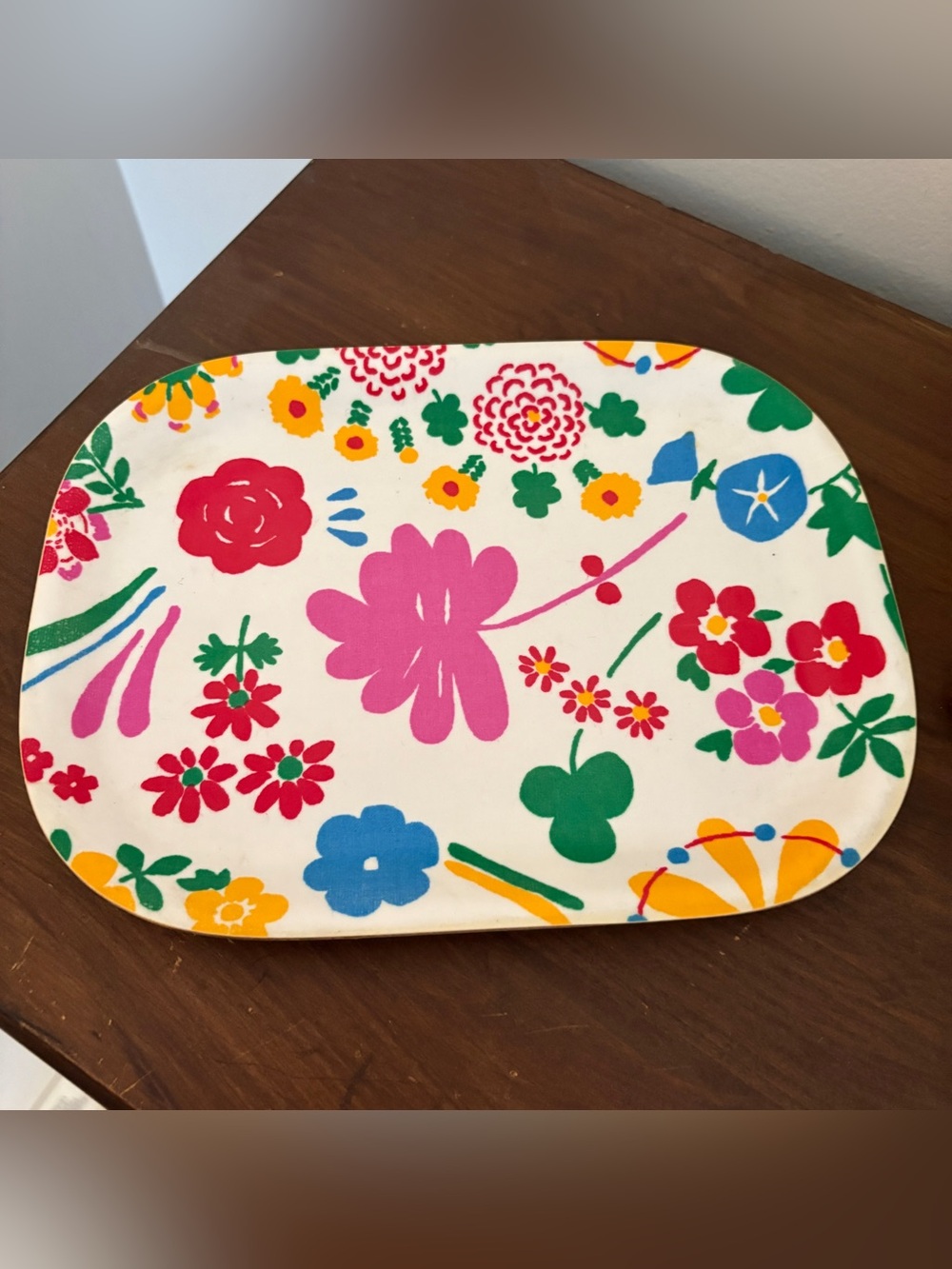 Marimekko Floral Print Decorative Tray